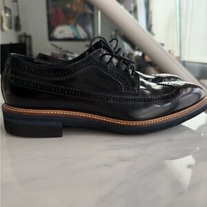 Paul Smith Classic Black Leather Men's Dress Shoes